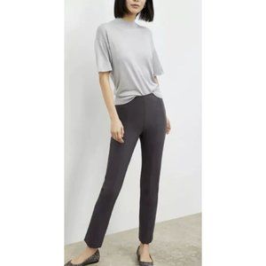 MM.LaFleur Straight-Leg Pants in Charcoal Gray